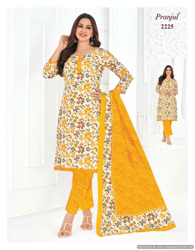 Priyanka Vol 22 By Pranjul Printed Cotton Dress Material Wholesale Price In Surat